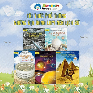 Bộ Sách Tri Thức Phổ Thông - Những Địa Danh Làm Nên Lịch Sử: Lăng Mộ Taj Mahal Ở Đâu? + Hệ Mặt Trời Ở Đâu? + Tam Giác Quỷ Bermuda Ở Đâu? + Đại Kim Tự Tháp Ở Đâu? + Đấu Trường La Mã Ở Đâu?