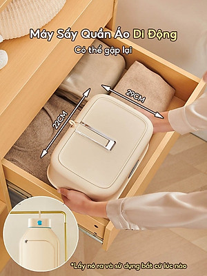 Máy sấy quần áo gấp gọn khử trùng Sothing Yangzi, tủ sấy quần áo công nghệ sấy 3D, 2 chế độ sấy- Hàng chính hãng