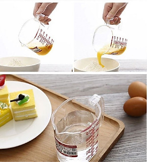 Bộ 02 cốc đo lường chia vạch đa năng Inomata - Nội địa Nhật Bản