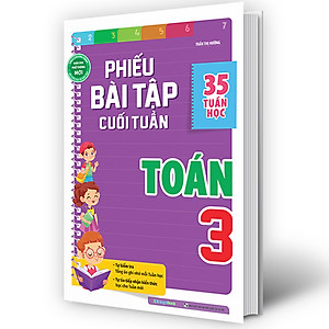 Sách Phiếu bài tập cuối tuần Toán lớp 3
