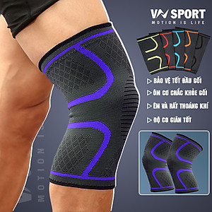 Băng Bảo Vệ Đầu Gối Bó Cơ VN09, Băng Gối Thể Thao Cao Cấp VNS (1 Đôi)