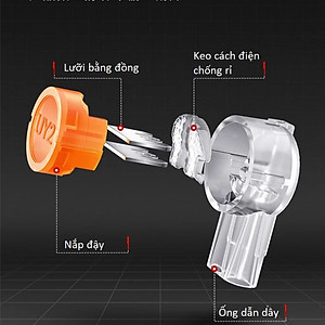 Rệp Nối Cáp Mạng, Rệp Nối Cáp Thoại bộ 200 cái Rệp K2