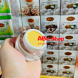 Kem ROSA Collagen Huyết Yến - COLLAGEN BIRD'S NEST BEAUTY CREAM 20g - Làm Trắng - Giảm Thâm Nám - Chống Lão Hoá