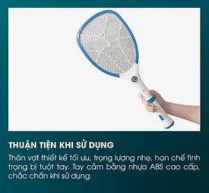 Vợt bắt muỗi điện tử Model: VBM RD.02