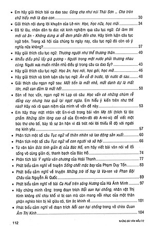 Sách Những Bài Văn Mẫu 7 - Tập 2
