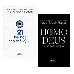 Combo Sách Lịch Sử Thế Giới Bán Chạy:  21 Bài Học Cho Thế Kỷ 21 + Homo Deus - Lược Sử Tương Lai (Bộ 2 Cuốn The #1 International Bestseller / Tặng Kèm Bookmark Happy Life)