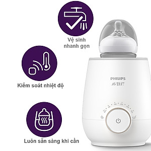 Máy hâm sữa và thức ăn siêu tốc Sunshine hiệu Philips Avent SCF358/00