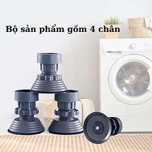 Bộ 04 chân đế cao su chống rung máy giặt - HT SYS - Đế chống rung máy giặt - Đế chống ồn máy giặt, máy sấy,tủ lạnh, bàn ghế + Sét 3 móc dính dán tường vàng tài lộc HT SYS