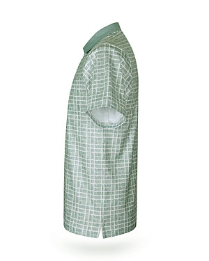 Áo Thun Nam caro Khatoco A2MN458R2-VNIN467-2604-N