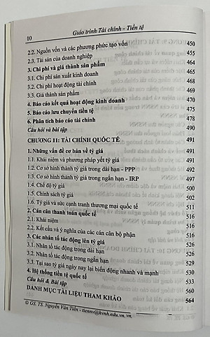 Sách - Giáo TRình Tài Chính - Tiền Tệ 2024
