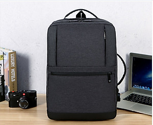 Ba lô du lịch thể thao nam công suất lớn phong cách mới tích hợp sạc USB tiện dụng và công nghệ chống thấm nước (15,6")