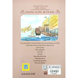 Sách Lịch Sử Việt Nam Bằng Tranh: Thăng Long Buổi Đầu (Bản Màu)