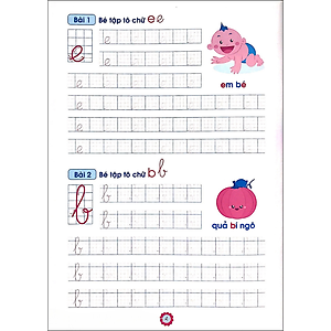 Sách Chuẩn bị cho bé vào lớp 1 - Luyện viết chữ đẹp (Tập 1)