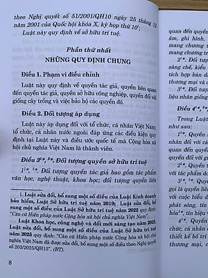 Luật sở hữu trí tuệ năm 2005 (sửa đổi, bổ sung năm 2009, 2019, 2022, 2025)