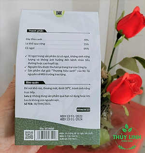 Trà Thìa canh Thái Hưng - Combo 10 hộp 25 túi lọc 5g Hạ và ổn định đường huyết, phòng ngừa biến chứng tiểu đường, hạ mỡ máu