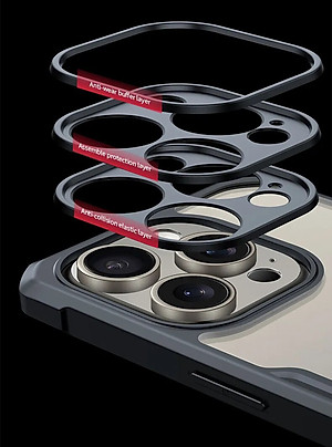 Ốp lưng chống sốc cho iPhone 16 / 16 Plus / 16 Pro / 16 Pro Max hiệu Xundd Fitted Armor Case trang bị túi khí bảo vệ góc, gờ bảo vệ camera - Hàng nhập khẩu 