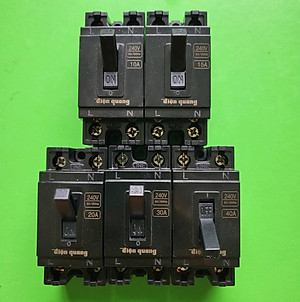 Cầu dao an toàn Điện Quang ĐQ SB15 - Aptomat CB Cóc (10A, 15A, 20A, 30A, 40A) dùng đóng ngắt phụ tải, bảo vệ quá dòng