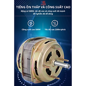 Máy xay đá bào, đá tuyết mịn 4 lưỡi, 2 nắp Mitomo MBD - 500 MAX HÀNG CHÍNH HÃNG - BẢO HÀNH 3 NĂM