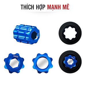 Dụng Cụ Tháo Trục Giò Xe Đạp Bằng Hợp Kim Nhôm (Cho Lục Giác Size 6mm) Mai Lee 