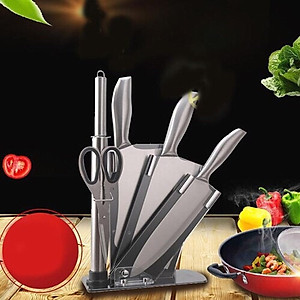 Bộ Dao Nhà Bếp Nhật 6 Món Cao Cấp - Chính hãng DODODIOS, dao nhà bếp Nhật Bản - Logo trên thân dao ngẫu nhiên