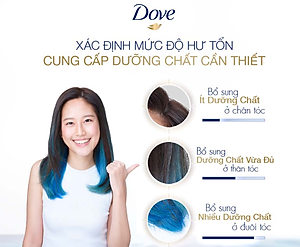 Dầu Gội Dove Hỗ Trợ Phục Hồi Tóc Hư Tổn 640g