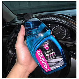 Nước rửa kính, nước đổ kính ô tô, tạo hiệu ứng sáng bóng kính xe Flamingo F352 - 500ml - Hàng chính hãng