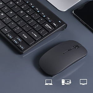 Bộ Bàn Phím Chuột không dây W28 nhỏ gọn - cho máy tính , Laptop , điện thoại , máy tính bảng hàng nhập khẩu