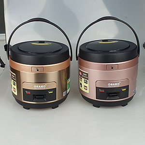 Nồi cơm điện lồng niêu dày 5 lớp Osako-nồi đẹp cơm ngon, công suất 700W, mâm nhiệt cong, dung tích 1.8L, màu ngẫu nhiên-hàng chính hãng
