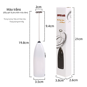 Máy Đánh Sữa / Cà Phê Cầm Tay Nhỏ Gọn Tiện Dụng / máy đánh trứng mini - Hàng nhập khẩu
