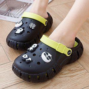 Dép bánh mì Cross nữ siêu nhẹ kèm Sticker dễ thương - dép nữ hot trend DNU9021