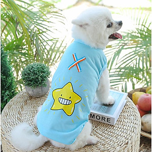 Áo Thun Ba lỗ cho Chó Mèo, Mỏng, nhẹ, Áo cho Thú Cưng