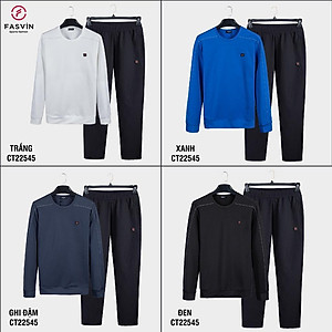 Bộ quần áo thể thao nam FASVIN CT22545.HN vải thể thao cao cấp hàng nhà máy chính hãng