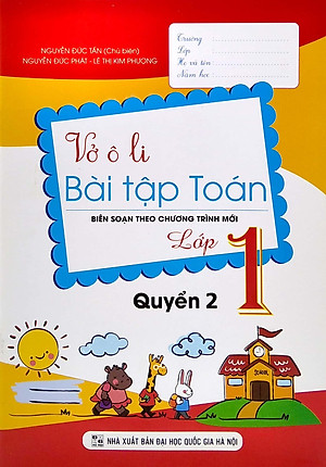 Sách Vở Ô Li Bài Tập Toán Lớp 1 Quyển 2 (Biên Soạn Theo Chương Trình Mới)