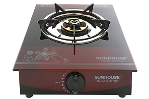 Bếp Gas Dương Đơn Mặt Kính Sunhouse SHB212KG - Hàng chính hãng