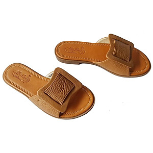 Dép nữ da bò thật BIGGBEN cao cấp DNQN43