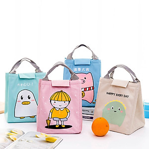 Túi đựng cơm trưa kiểu Nhật - Túi cách nhiệt hình thú dễ thương ( Giao mẫu ngẫu nhiên) - HENRYSA