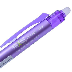 Bút Bi Bấm Xóa Được Frixion Ball Clicker BLRT-FR5-V-ME - Mực Tím