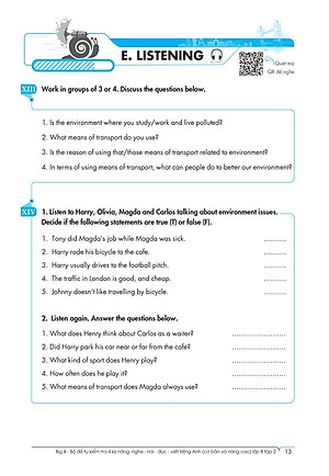 Sách Big 4 Bộ Đề Tự Kiểm Tra 4 Kỹ Năng Nghe - Nói - Đọc - Viết (Cơ Bản Và Nâng Cao) Tiếng Anh Lớp 8 Tập 2