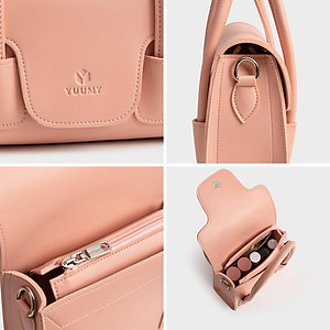 Túi Yuumy ( Thời trang nữ nắp gập cách điệu - Túi đeo chéo da Seasand YN227 )