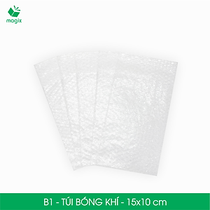 B1 - 15x10 cm - 50 Túi bóng khí chống sốc đóng hàng - Túi gói hàng, bọc chống sốc, xốp chống sốc