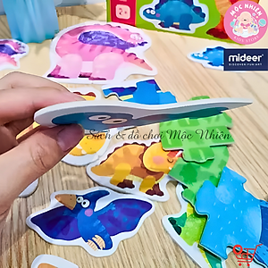 Đồ Chơi Xếp Hình Ghép Cặp Đầu Tiên Nhiều Chủ Đề - My First Puzzle Mideer Dành Cho Các Bé Trên 2 Tuổi