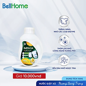 Nước Giặt Xả Công Nghệ Sinh Học Bell Home Hương Sang Trọng 100G