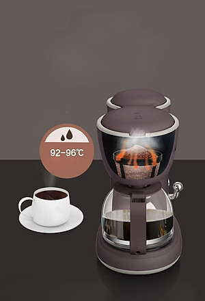 Máy Pha Cà Phê BEAR KFJ-A06Q1 Kiêm Pha Trà Công Suất 550 W - Hàng Nhập Khẩu