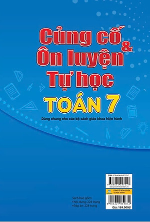 Sách - Củng Cố Và Ôn Luyện Tự Học Toán 7 - Dùng chung cho các bộ SGK hiện hành - ndbooks