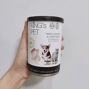 Thức Ăn Ướt Pate Cho Mèo, Pate Mèo KingsPet Lon 380g
