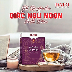 Trà Sâm Lạc Tiên DATO, trà lạc tiên, trà túi lọc, an thần, giúp ngủ ngon mỗi ngày, tăng cường sức khỏe