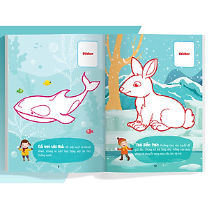 Sách Con Tô Màu - Thám Hiểm Bắc Cực