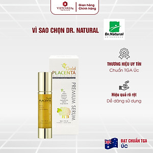 Serum Vàng Dr Natural Astragrace Gold Placenta Premium 50ml | Giúp Trắng Da, Ngăn Ngừa Lão Hóa - Nhập Khẩu Chính Hãng