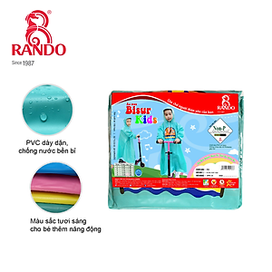 ÁO MƯA TRẺ EM CAO CẤP - BISUR KIDS
