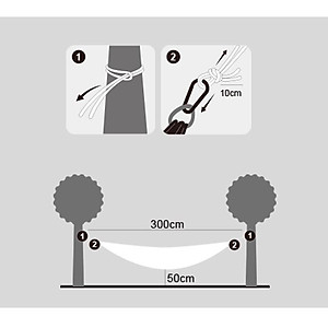 Võng Naturehike cắm trại du lịch dã ngoại võng dù xếp gọn đơn đôi Campoutvn A200